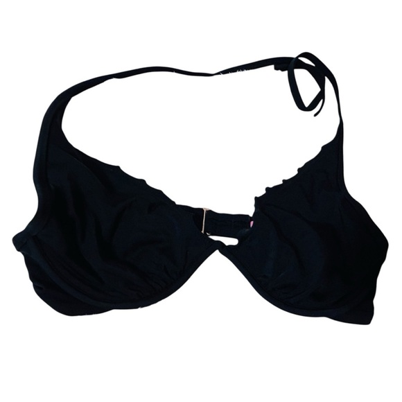 Victoria’s Secret‎ Black Halter Bikini Top 36C - Picture 1 of 4